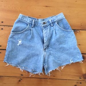 Vintage Wrangler High Waisted Jean Shorts